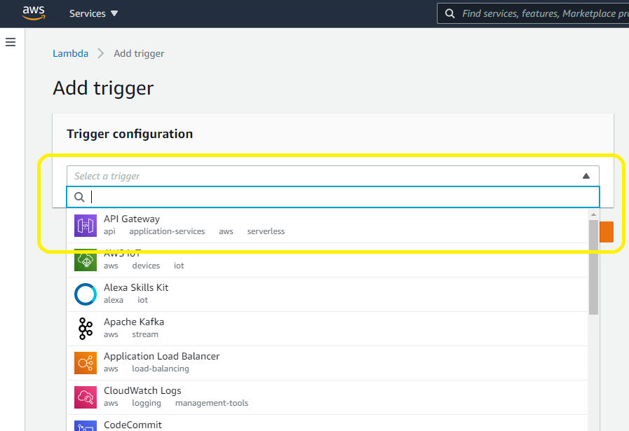 AWS Gateway as AWS Lambda trigger - how to